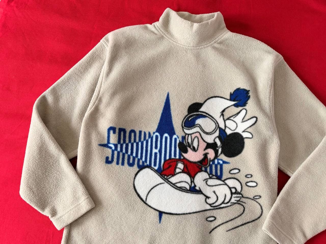 Disney Disney Mickey Fleece Pullover S Y2K Sport Vintage Size US S / EU 44-46 / 1 - 2 Thumbnail