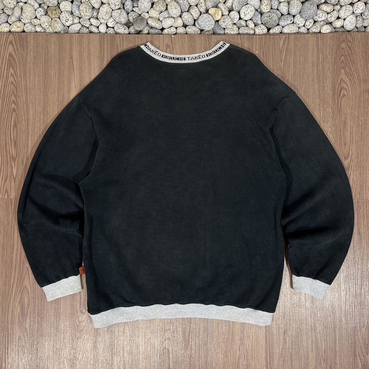 Japanese Brand × Takeo Kikuchi 00’s Takeo Kikuchi Japan Neck Taped Sweatshirt Size US XL / EU 56 / 4 - 2 Thumbnail