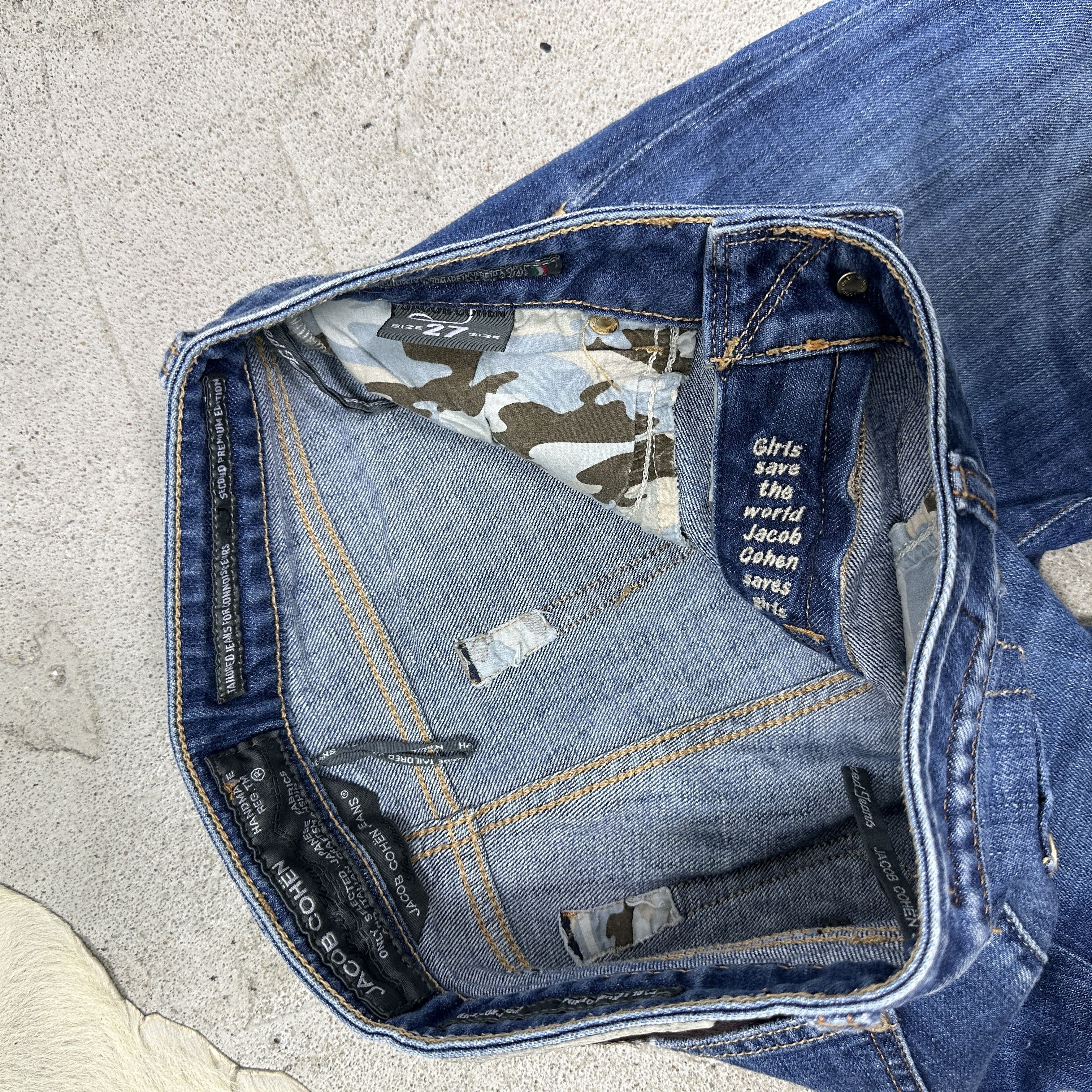 Jacob Cohen Vintage Denim Casual Preppy Old Money Jakob Cohen Jeans Y2K Size 27" / US 4 / IT 40 - 7 Thumbnail