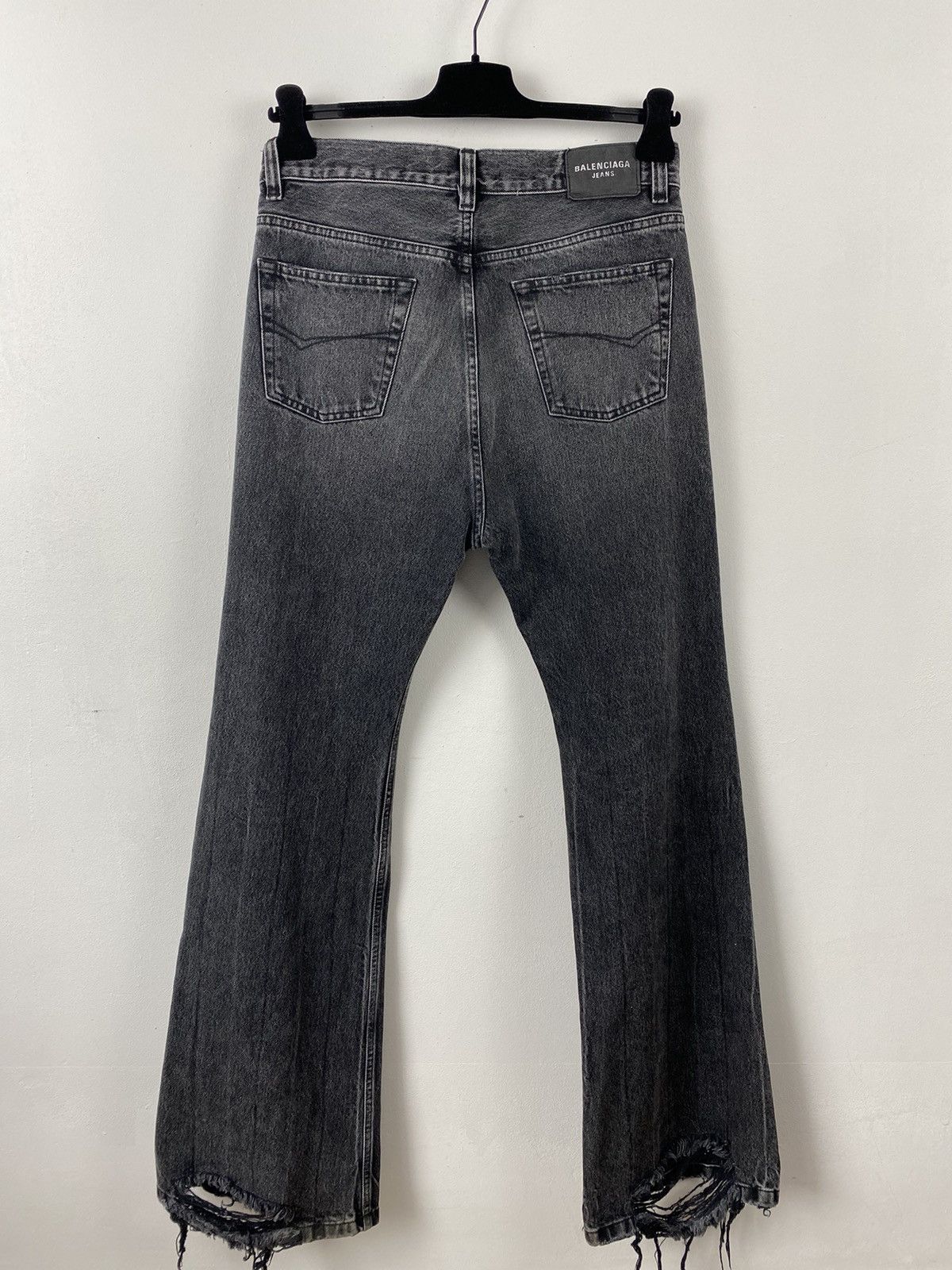 Balenciaga Balenciaga FW22 Lost Tape Flared Jeans Denim Grailed
