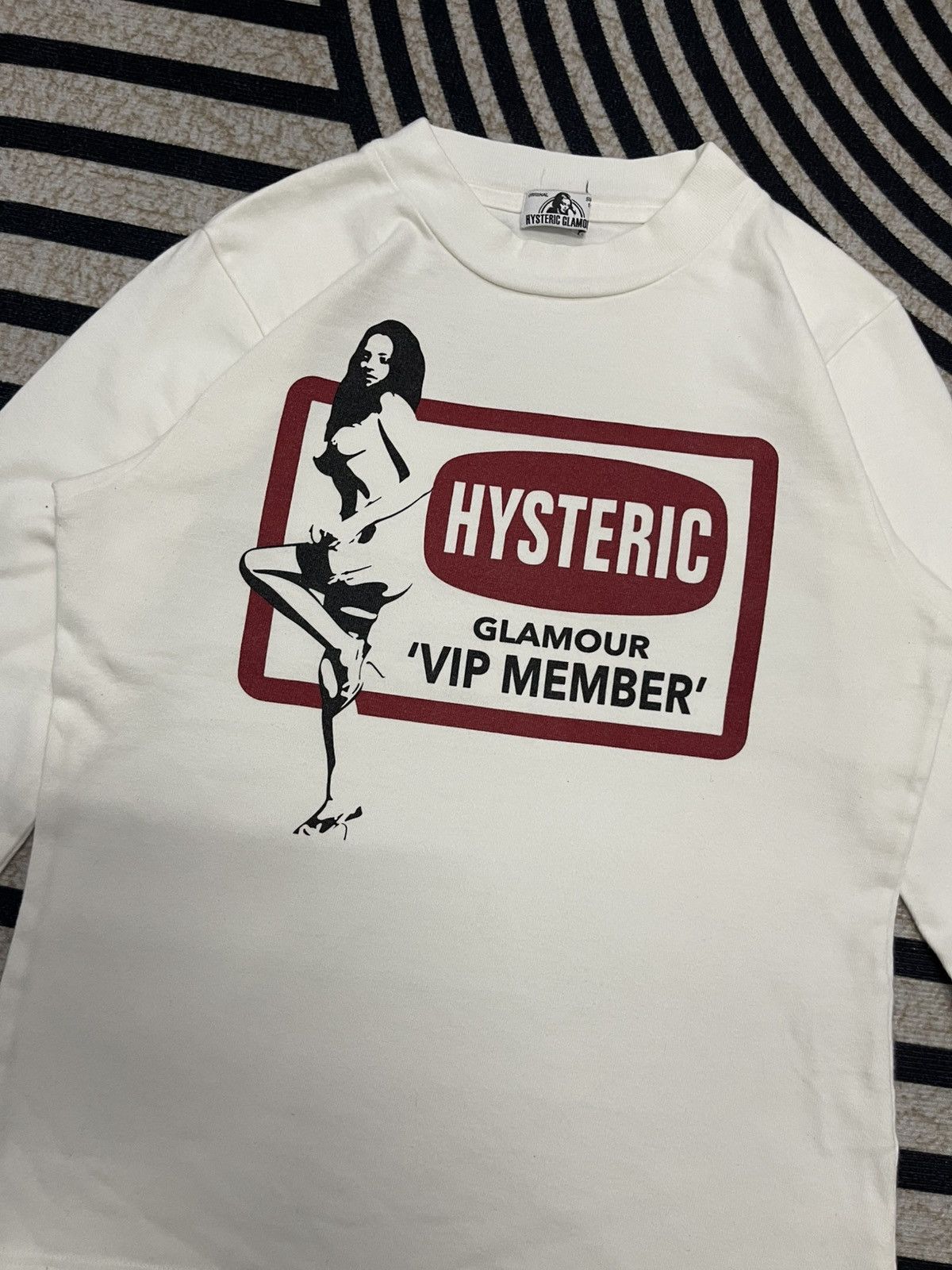 Hysteric Glamour 2000s HYSTERIC GLAMOUR “VIP MEMBER”NAKED GIRL LING SLEEVE Size US S / EU 44-46 / 1 - 5 Thumbnail