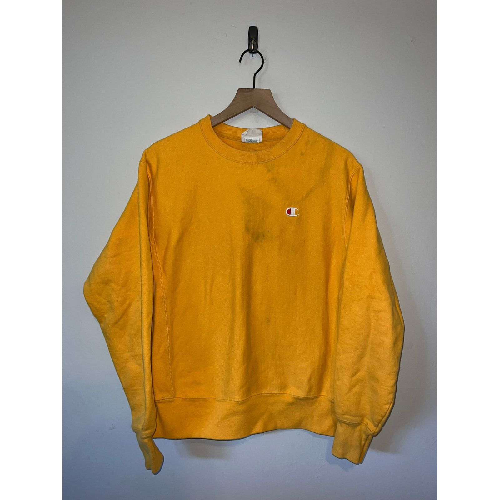 Champion Champion Reverse Weave Yellow Sweatshirt Crewneck 2000s M Size US M / EU 48-50 / 2 - 1 Thumbnail