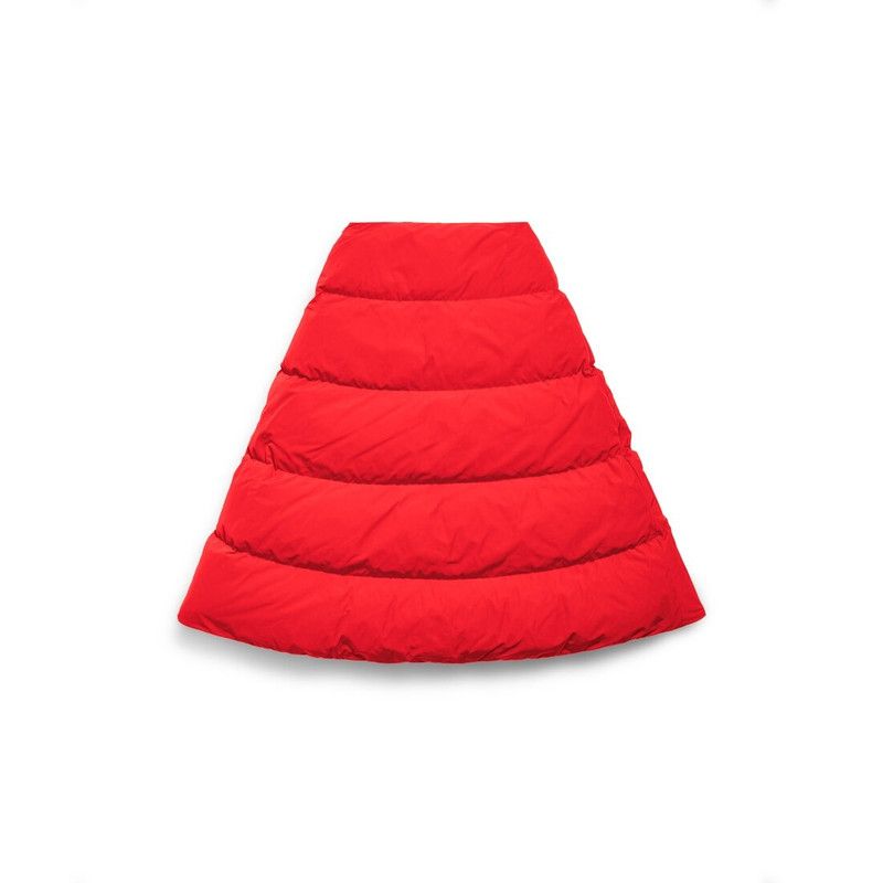Balenciaga o1tr1nto1225 Puffer Midi Skirt in Red Size 25" / US 0 / IT 36 - 6 Thumbnail