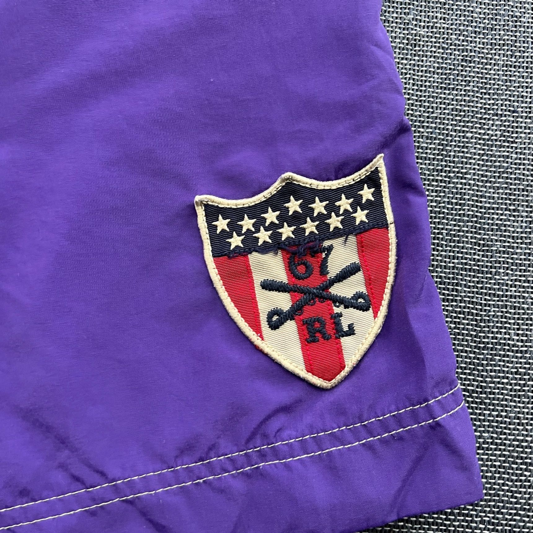 Polo Ralph Lauren Polo Ralph Lauren Polo Jeans Company USA Flag Mens Size 4XL Beach Shorts Purple Athletic Drawstring Size US S / EU 44-46 / 1 - 3 Thumbnail
