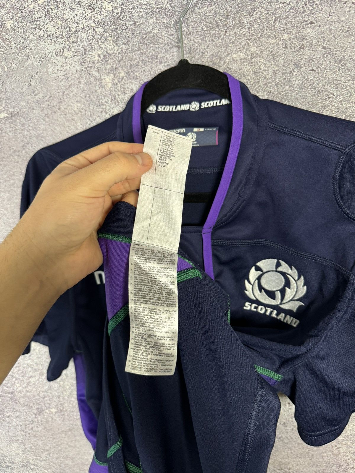 Macron Macron Men’s Rugby Union Scotland 2018/19 Medium Jersey Size US M / EU 48-50 / 2 - 11 Thumbnail