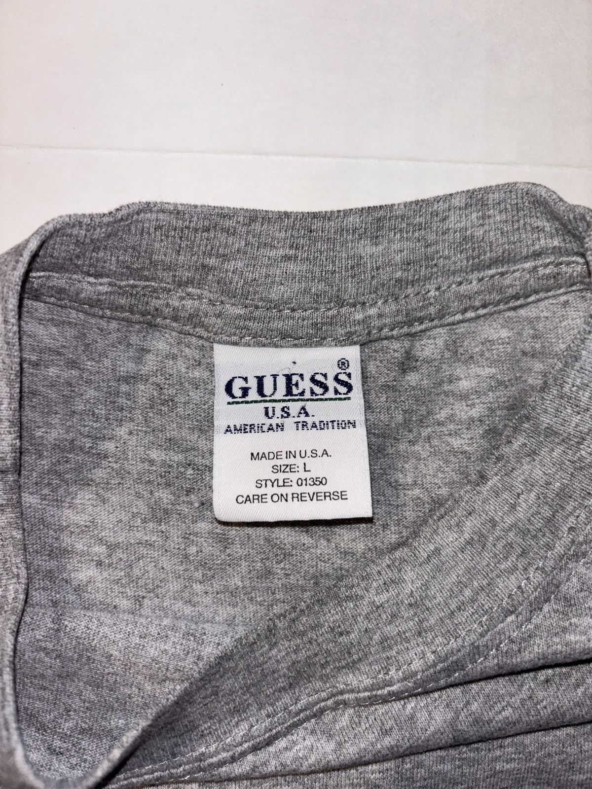 Guess Vtg Guess Jeans Embroidered Spellout USA Flag Mini Logo 90’s Size US L / EU 52-54 / 3 - 6 Thumbnail