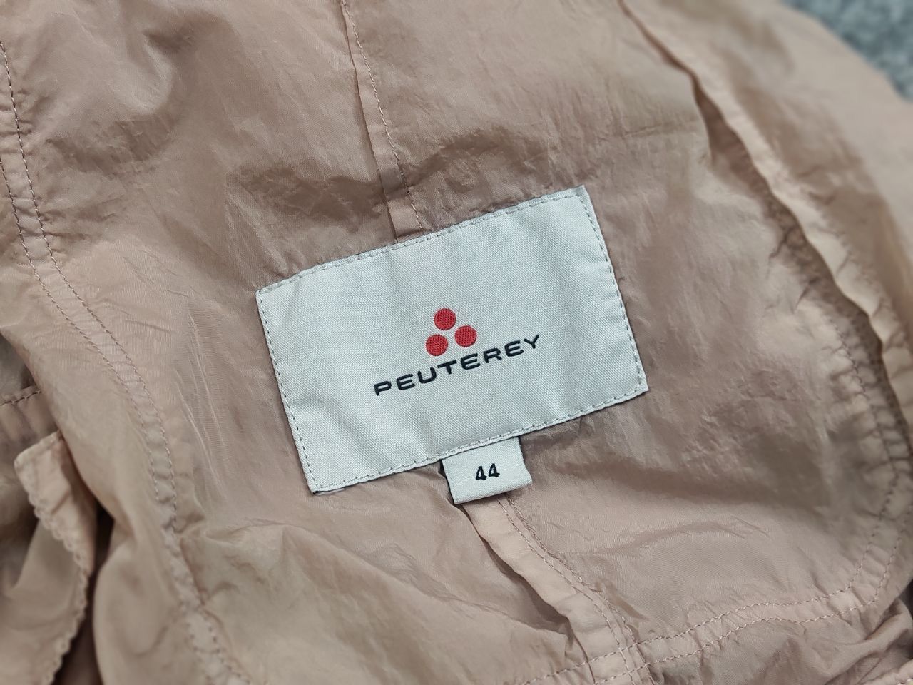 Peuterey Peuterey Designer Nylon Light Beige Bomber jacket Size M / US 6-8 / IT 42-44 - 17 Thumbnail
