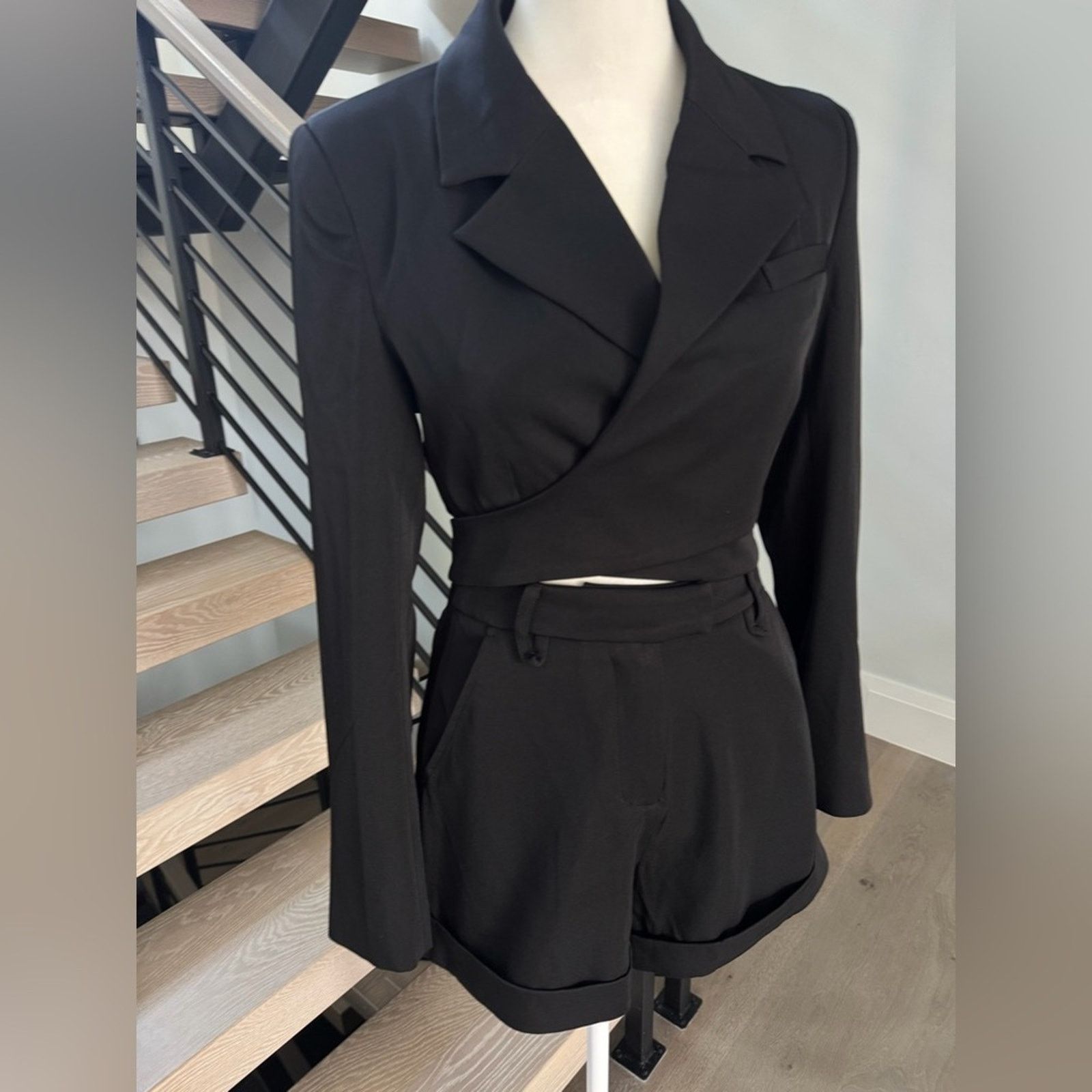 Other New Y2K Ronny Kobo Collection Elegant Black Romper size XS/S Size 26" / US 2 / IT 38 - 3 Thumbnail