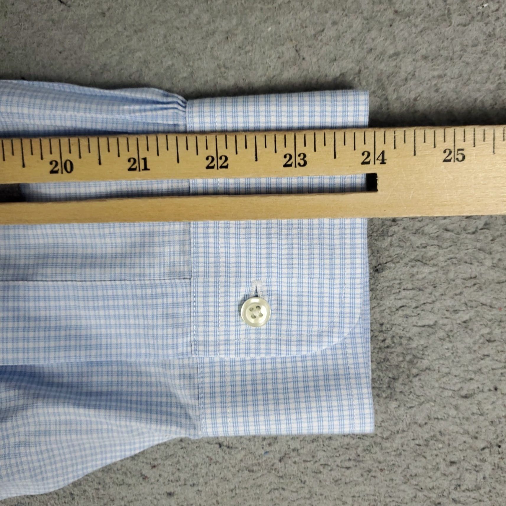 Brooks Brothers Brooks Brothers Shirt Mens 17.5 Blue Plaid Madison Dress Button Up Long Sleeve Size 46R - 7 Thumbnail
