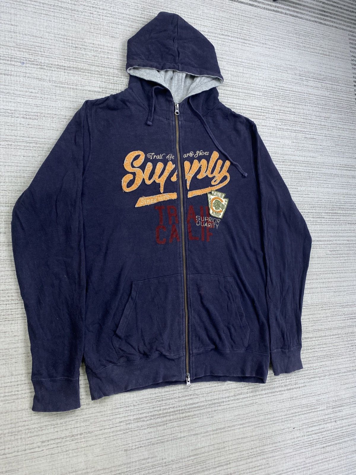 Japanese Brand × Vintage Vintage Kriff Mayer Embroidery Spellout Zipper Hoodie Jacket Size US M / EU 48-50 / 2 - 3 Thumbnail