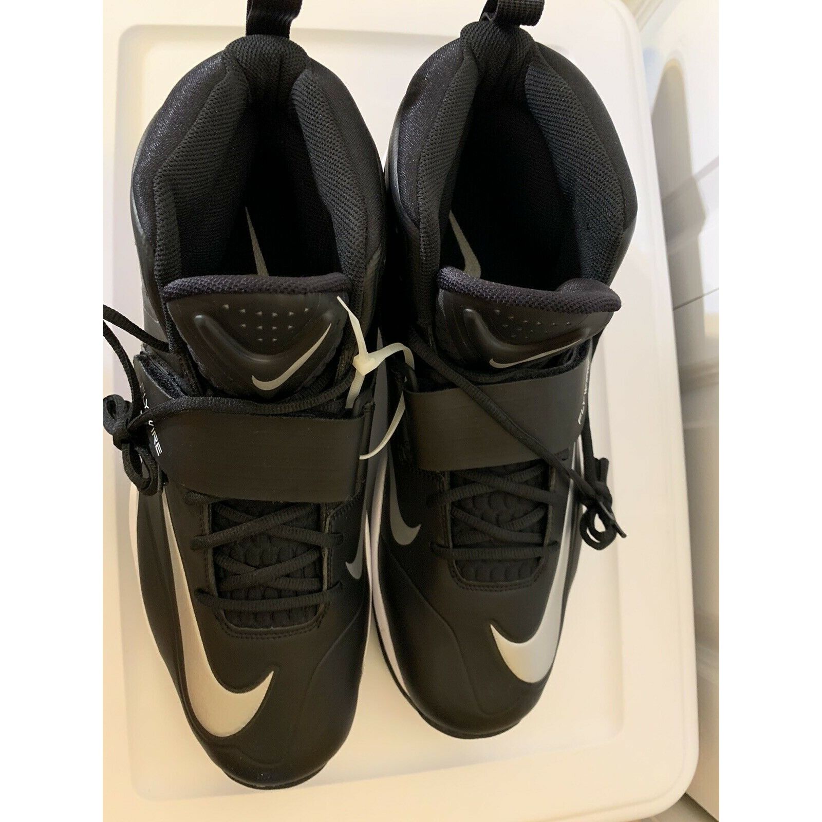 Nike Nike Flywire Zoom Code Elite Black/Silver Football Cleats 60 Size US 15 / EU 48 - 7 Thumbnail