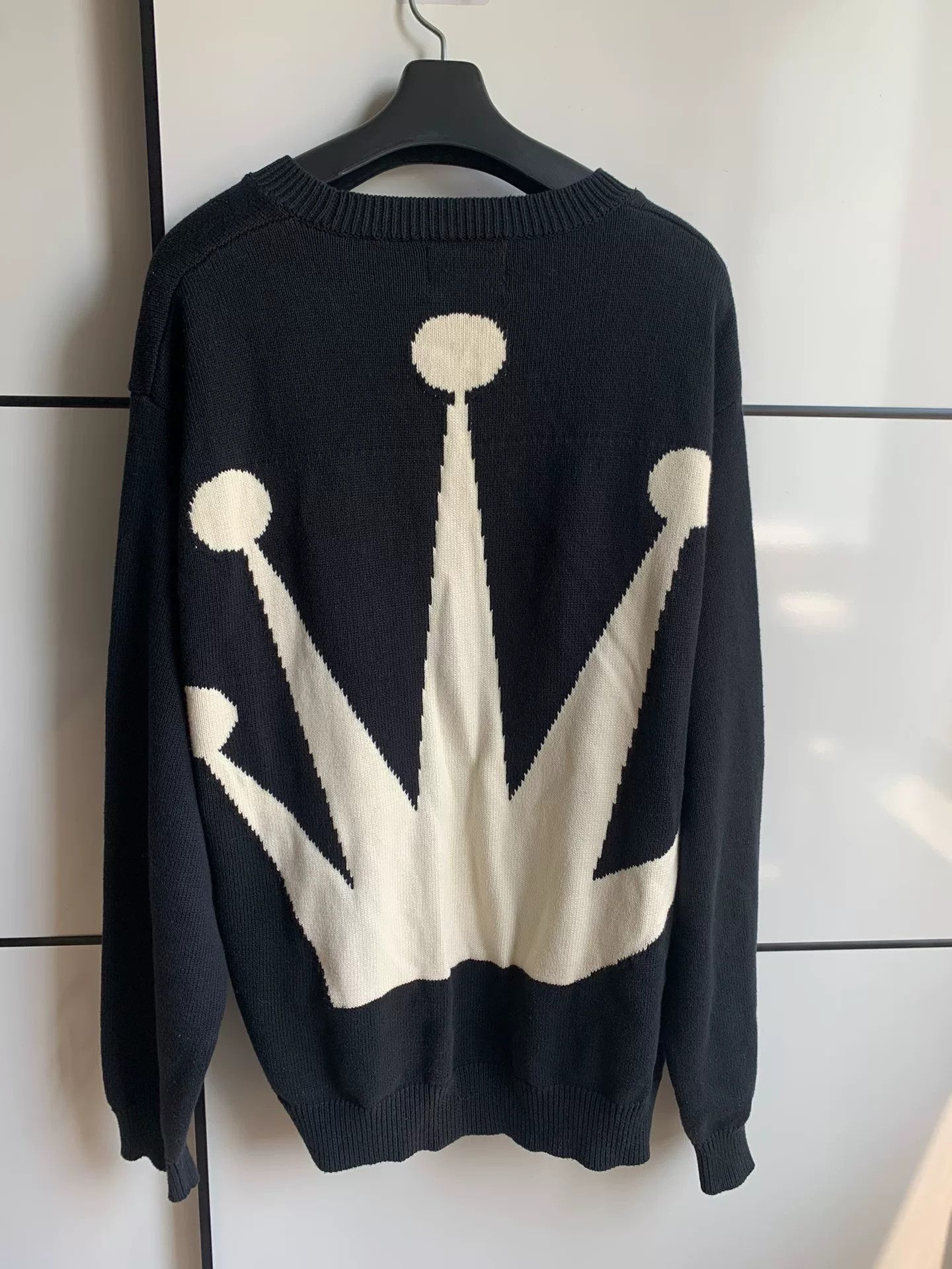 Stussy Stussy Bent Crown Knit Sweater (Black) | Grailed