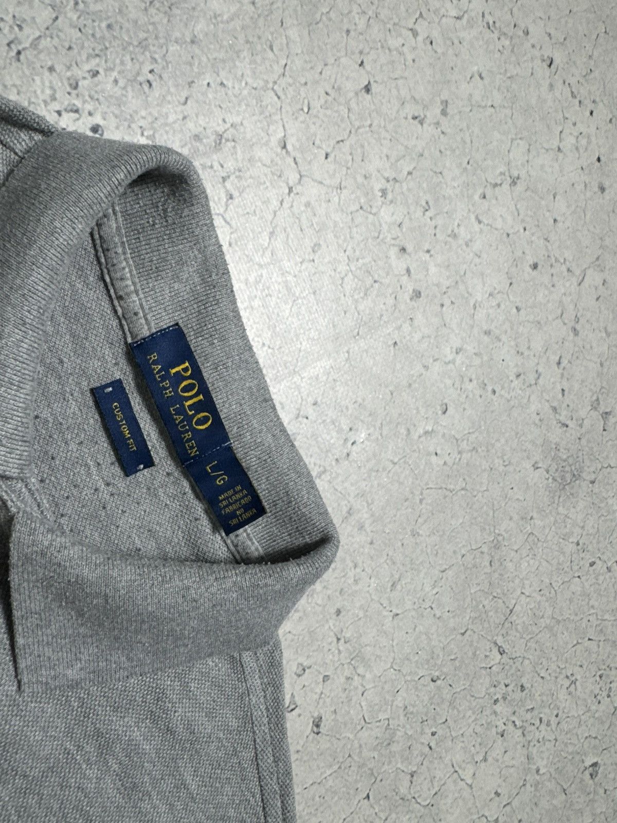 Polo Ralph Lauren Polo Ralph Lauren Big Pony #3 Vintage Polo Shirt Gray Size US L / EU 52-54 / 3 - 5 Thumbnail