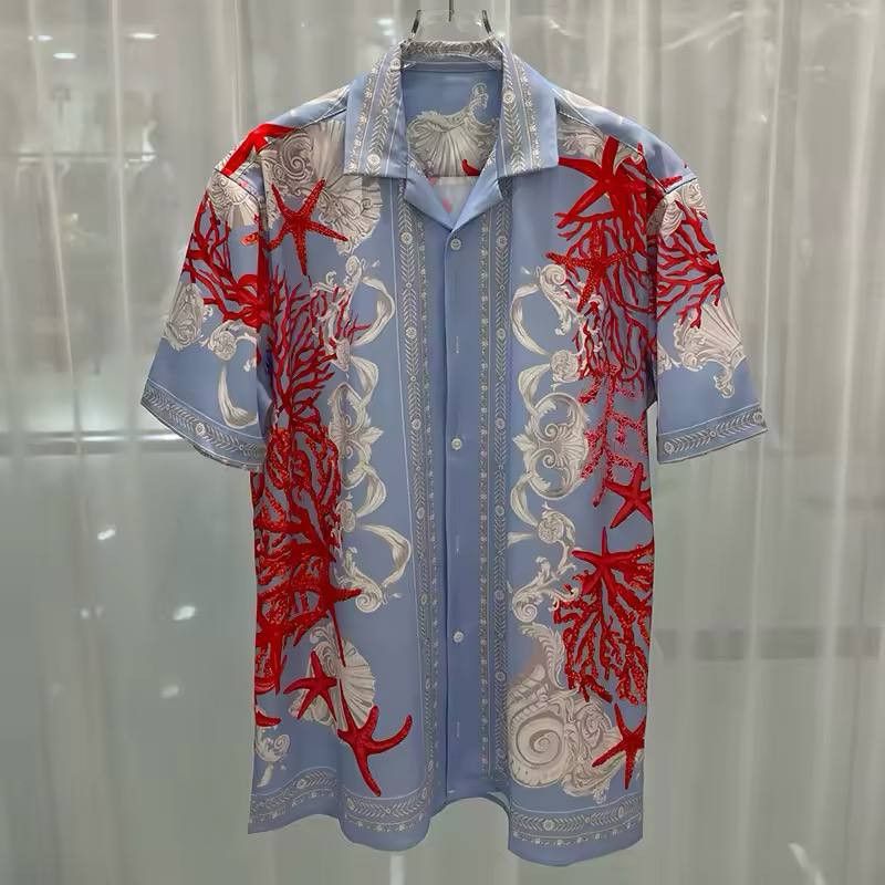 Japanese Brand × Vintage navy shirt Size US L / EU 52-54 / 3 - 1 Thumbnail