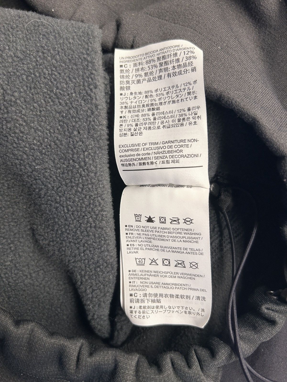 Arc'teryx Arc'teryx System_A Drop 02 Faraday 1/2 Zip Neck Ice Black Size US M / EU 48-50 / 2 - 6 Thumbnail