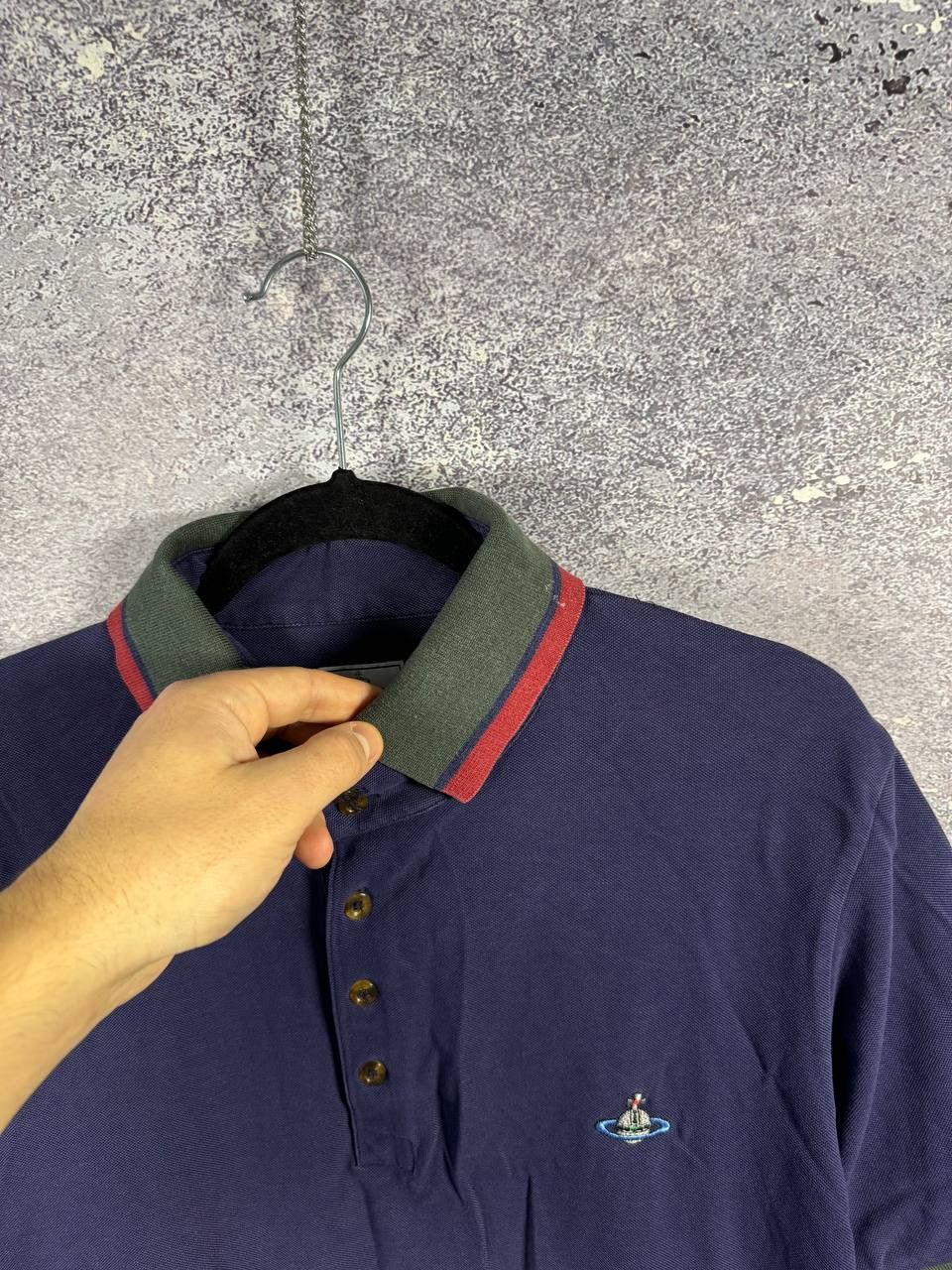 Vivienne Westwood Vintage Vivienne Westwood 2 Krall Blue Polo Shirt Oldmoney Size US L / EU 52-54 / 3 - 4 Thumbnail