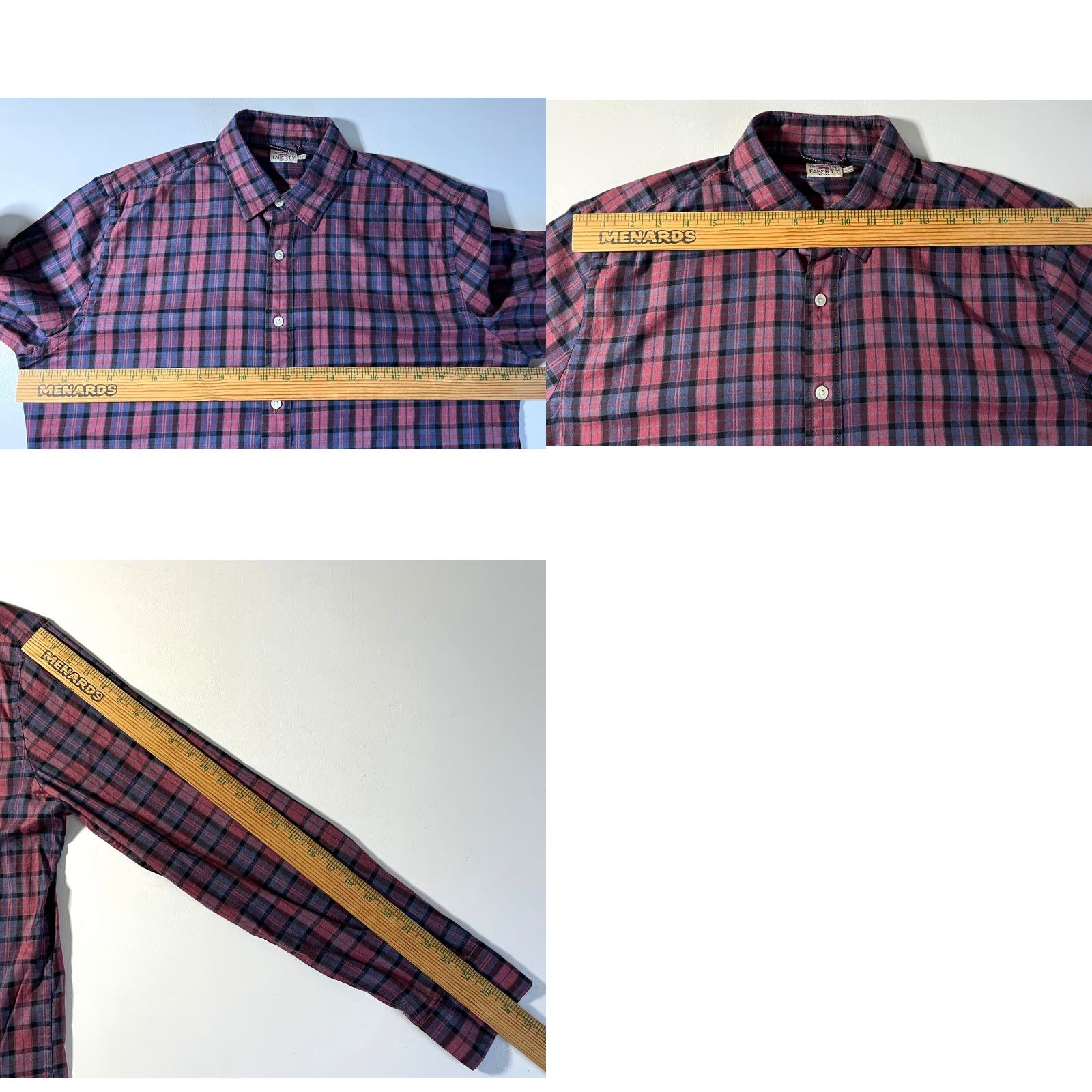 Faherty Faherty Movement Shirt Plaid Multicolor MWH2204 Button-Up Long Sleeve Cotton Blend Mens L Size US L / EU 52-54 / 3 - 9 Thumbnail