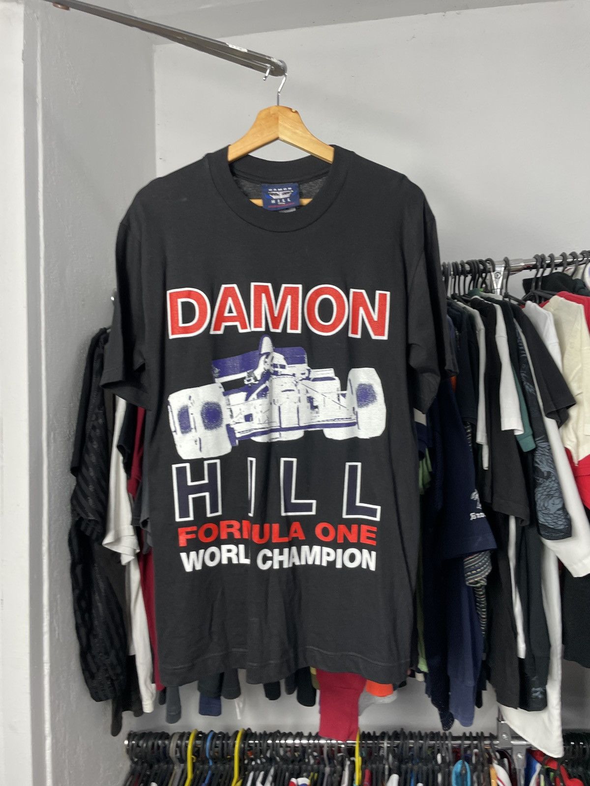 Formula 1 × Hanes Vintage Damon Hill F1 World Championship T-shirt Size US M / EU 48-50 / 2 - 1 Thumbnail