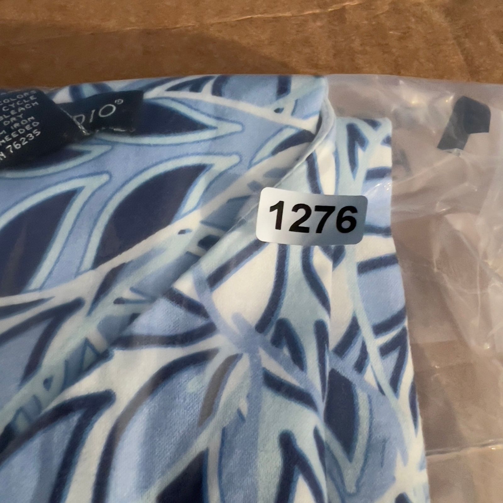 Other Bay Studio Mini Dress Sz 8 Blue White Floral Back Zip Pleat Size M / US 6-8 / IT 42-44 - 11 Thumbnail