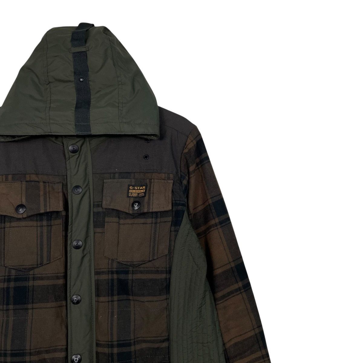 G-Star G Star Raw Tartan Hooded Jacket Size US M / EU 48-50 / 2 - 5 Thumbnail