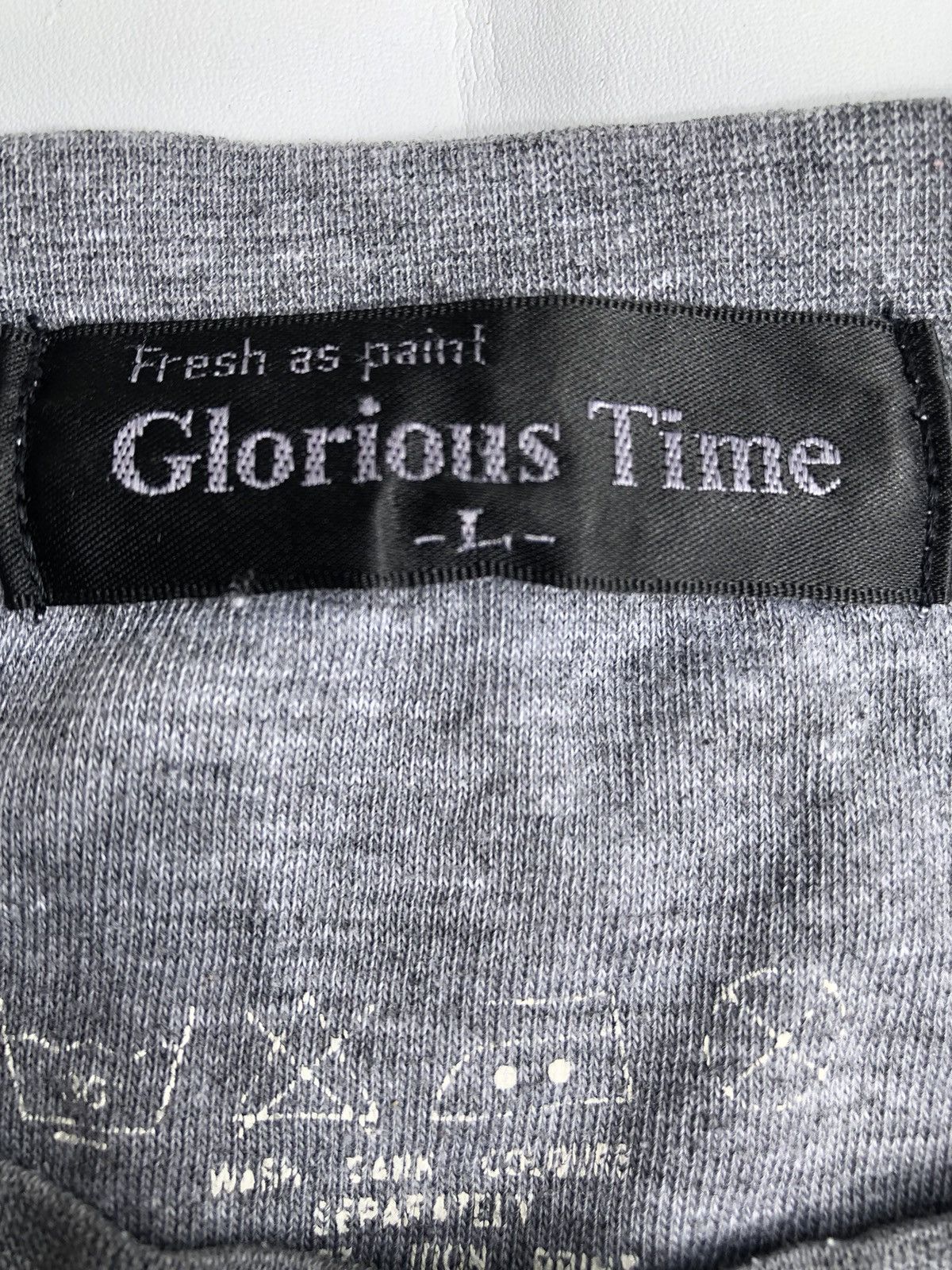 Beauty Beast × If Six Was Nine × Le Grande Bleu (L.G.B.) Japanese Poem Bring Back Glorious Time Tshirt Tee Size US L / EU 52-54 / 3 - 6 Thumbnail
