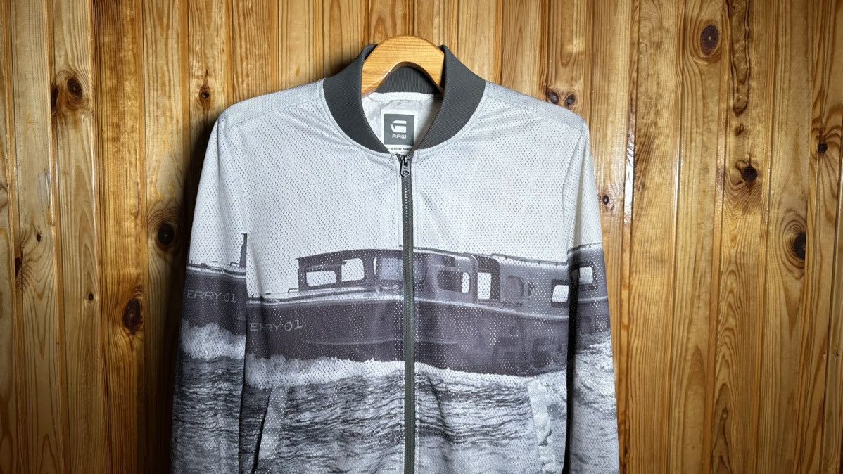 G-Star g star raw Lightweight mesh bomber Size US L / EU 52-54 / 3 - 6 Thumbnail