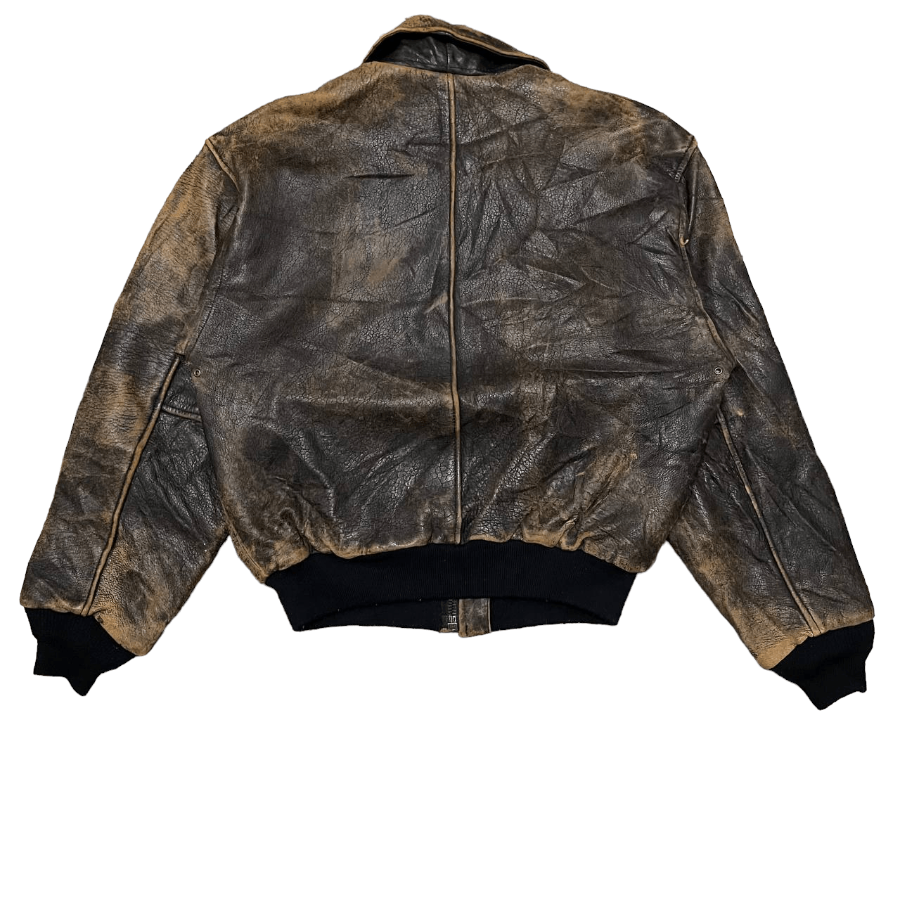 Japanese Brand Vintage Byrnes & Baker Leather Jacket Size US L / EU 52-54 / 3 - 12 Thumbnail