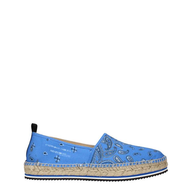 image of Kenzo Ob1O1E0524 Espadrilles In Royal Blue Shoes, Men's (Size 12)