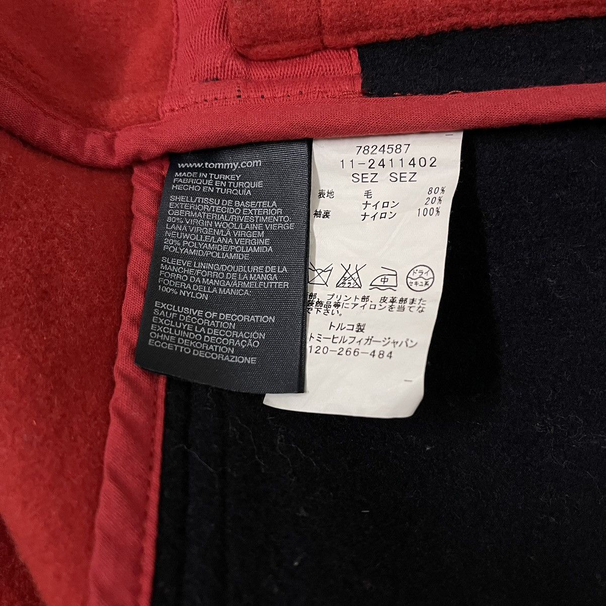 Tommy Hilfiger Tommy Hilfiger Multicolor Wool Duffle Coat Size US M / EU 48-50 / 2 - 10 Thumbnail