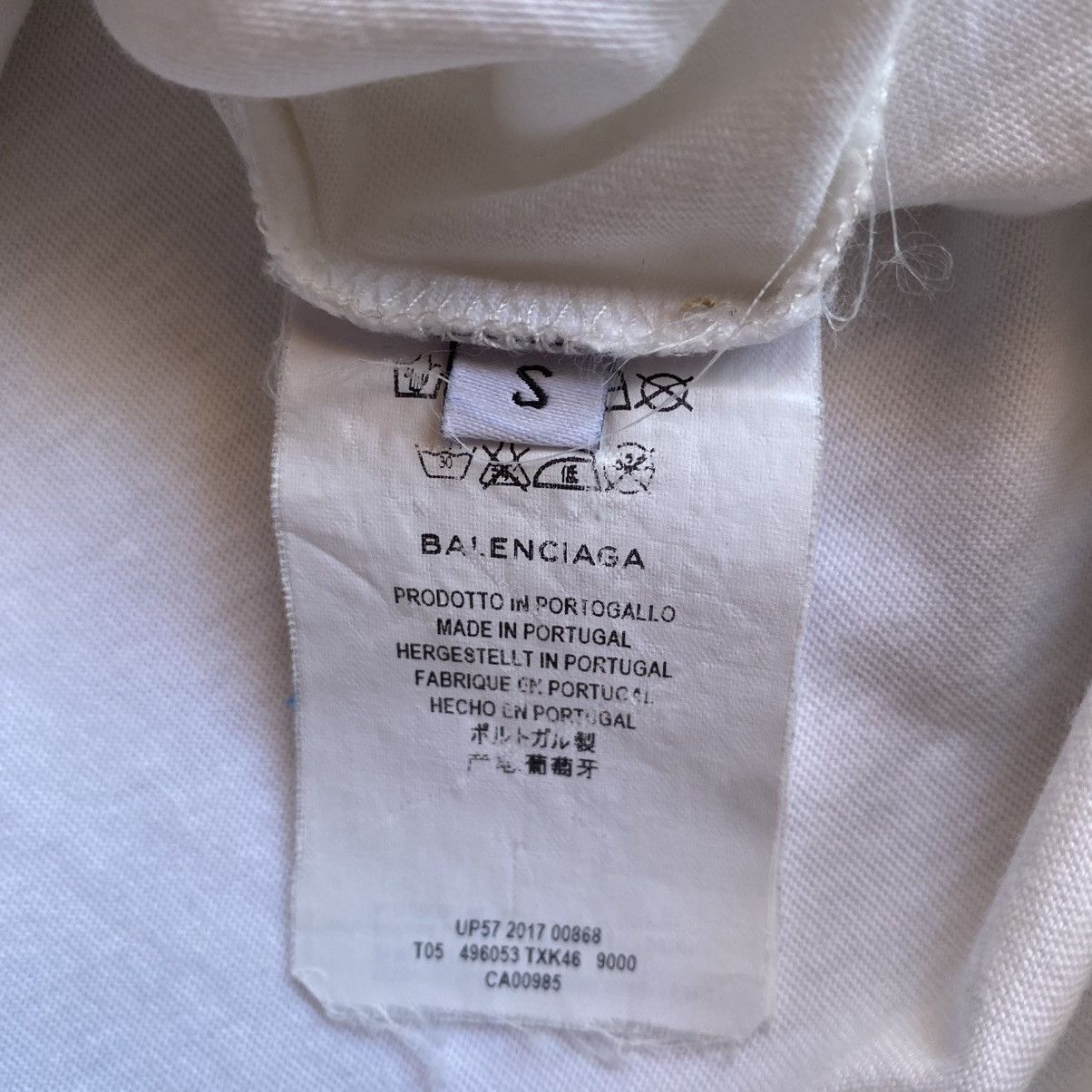 Balenciaga Balenciaga Back Logo Stamp T Shirt Size US S / EU 44-46 / 1 - 6 Thumbnail