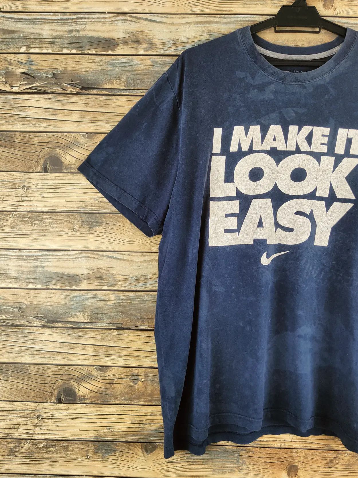Nike D Nike i make it look easy tshirt #46-858 Size US XL / EU 56 / 4 - 3 Thumbnail