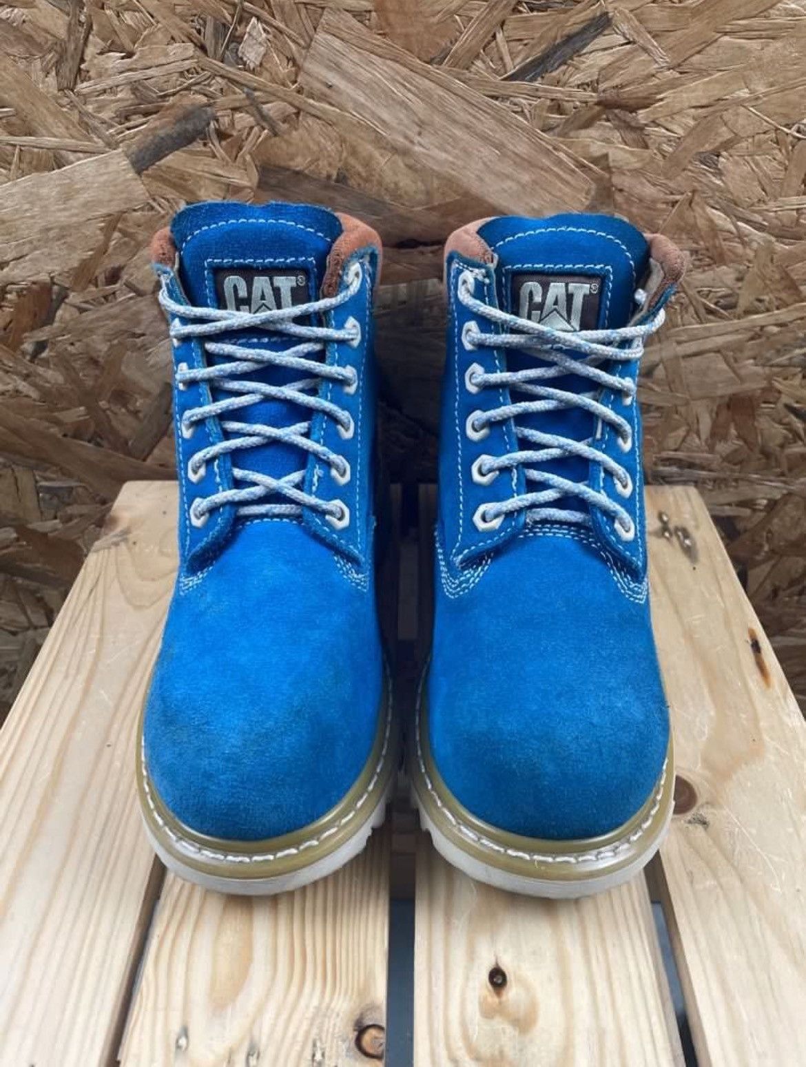 Caterpillar Caterpillar Suede Boots Women Blue Size US 6 / IT 36 - 5 Thumbnail