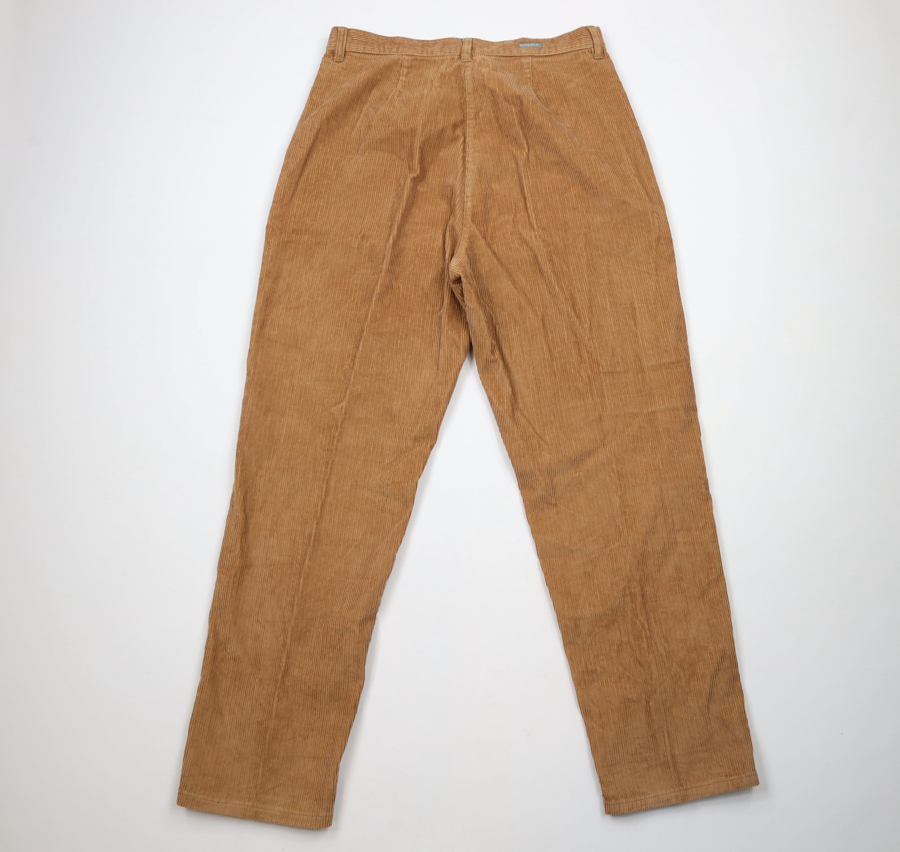 Vintage × Woolrich Woolen Mills Vintage 90s Woolrich Tapered Leg Corduroy Chino Pants Brown Size 36" / US 14 / IT 50 - 7 Thumbnail