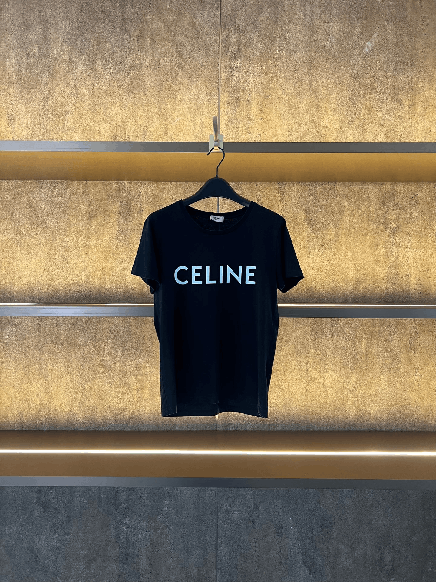 Celine Celine Slogan Short-Sleeve Tee Size S / US 4 / IT 40 - 1 Thumbnail