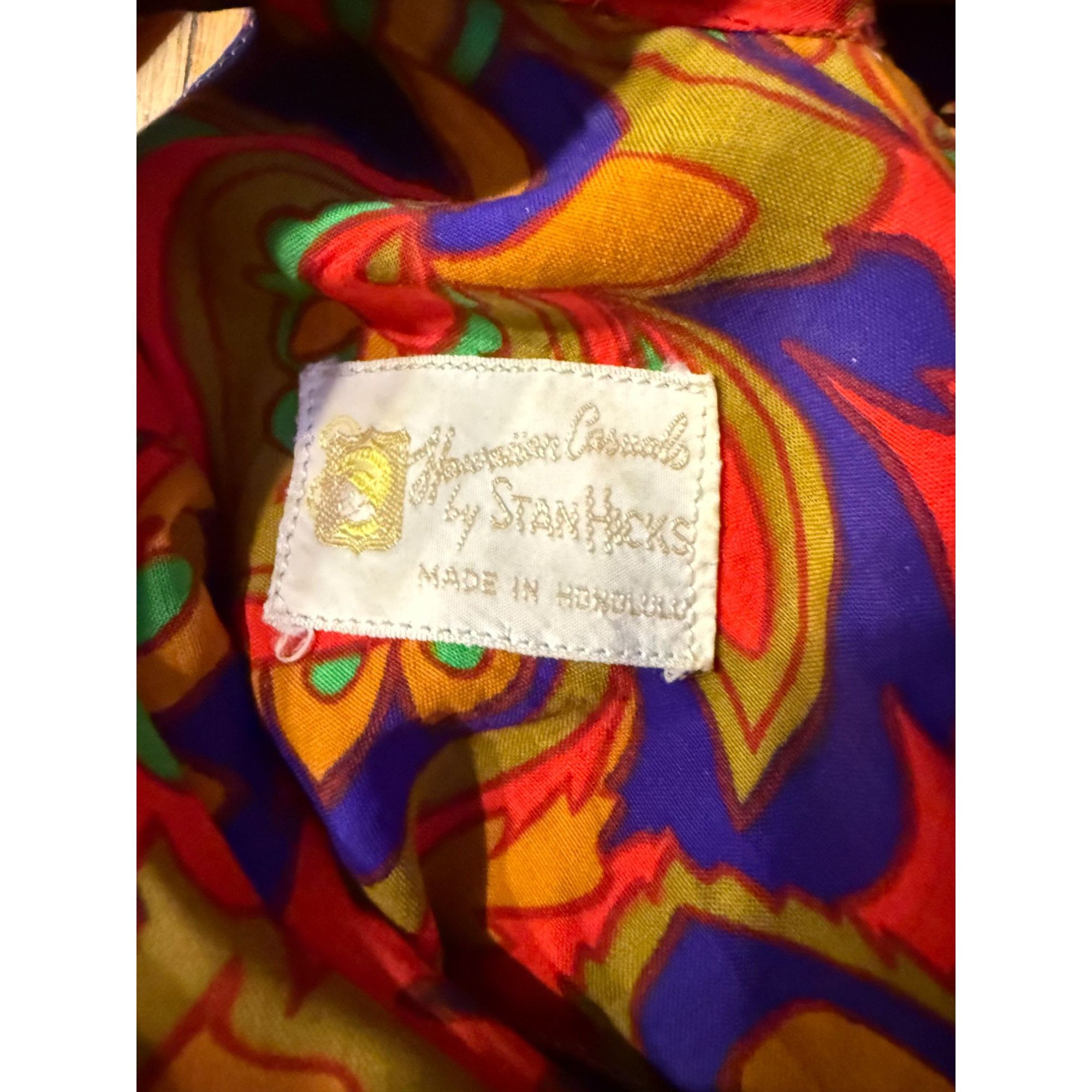 Other Vintage Hawaiian Casuals by Stan Hicks Maxi Dress – Mock Nec Size L / US 10 / IT 46 - 3 Thumbnail
