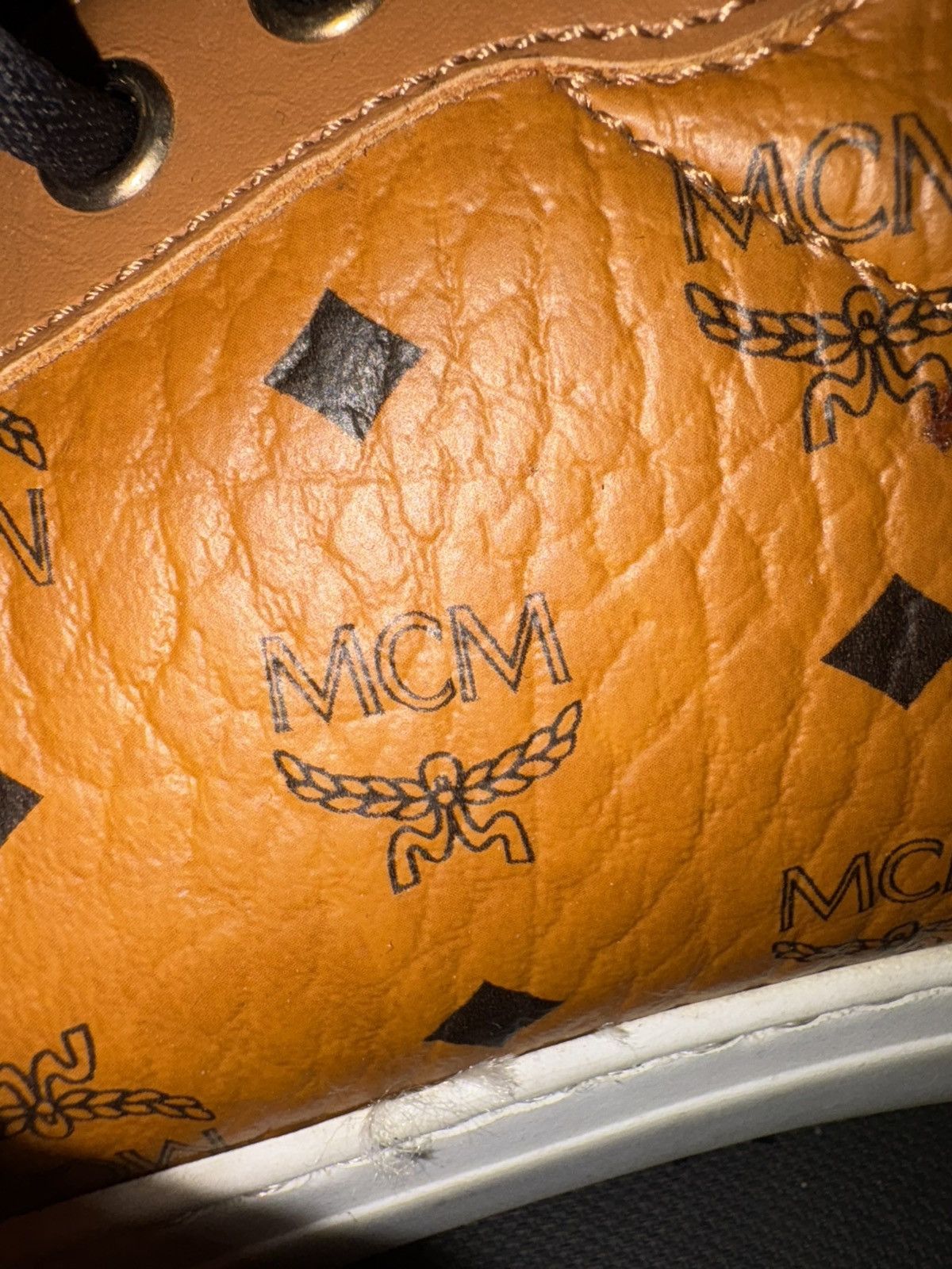 MCM Mcm low top leather sneakers Size US 10 / EU 43 - 6 Thumbnail