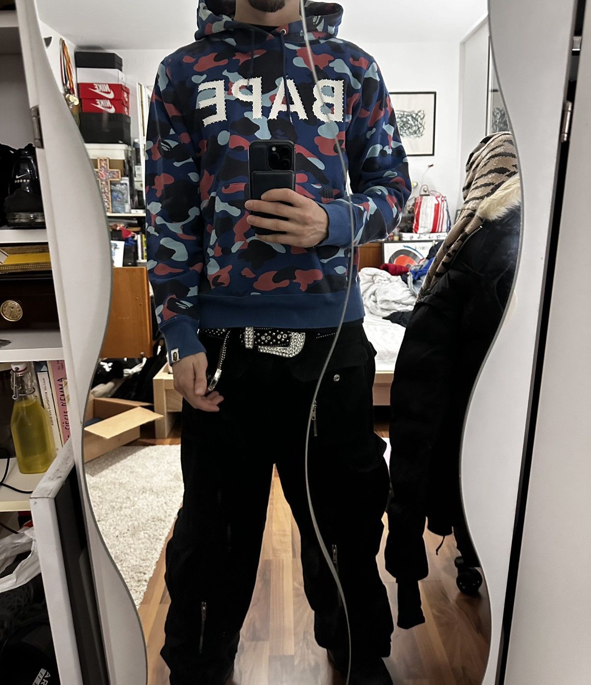 Bape × Swarovski Bape x Swarovski camo hoodie Size US M / EU 48-50 / 2 - 5 Thumbnail