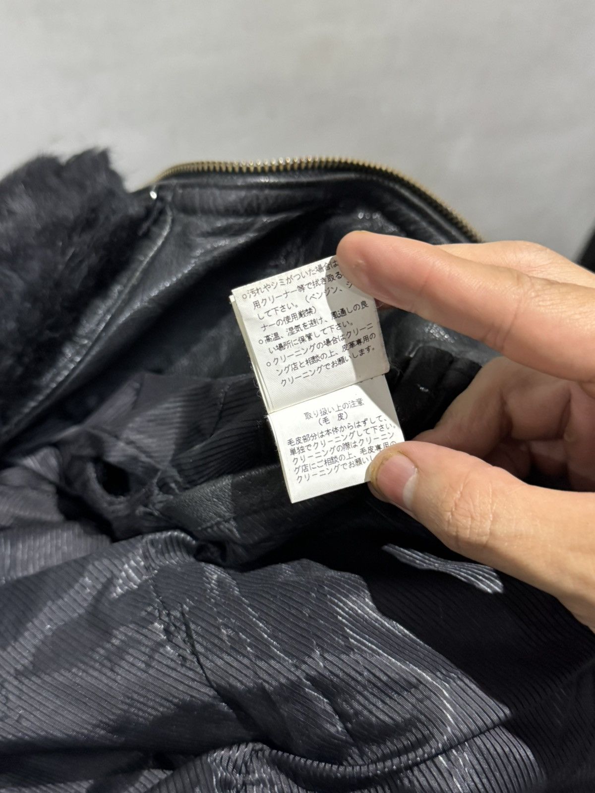 Tornado Mart Rare Tornado Mart Japan Fur Buckled Leather Jacket Size US M / EU 48-50 / 2 - 9 Thumbnail