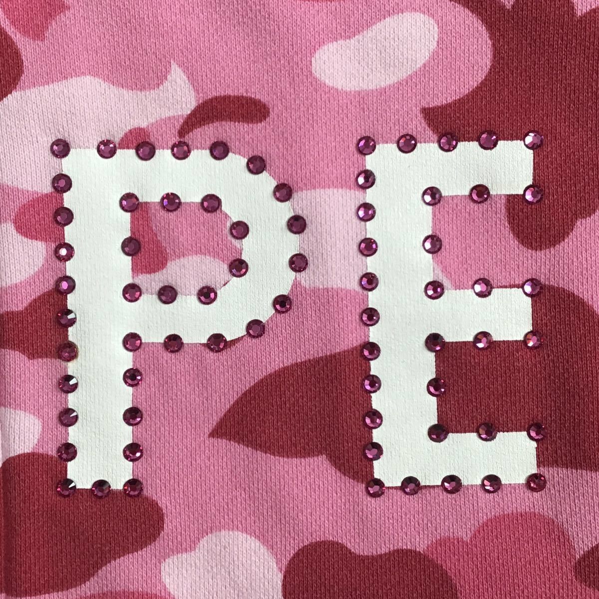 Bape Pink Swarovski BAPE LOGO full zip hoodie Pink camo APE NIGO Size US L / EU 52-54 / 3 - 4 Thumbnail