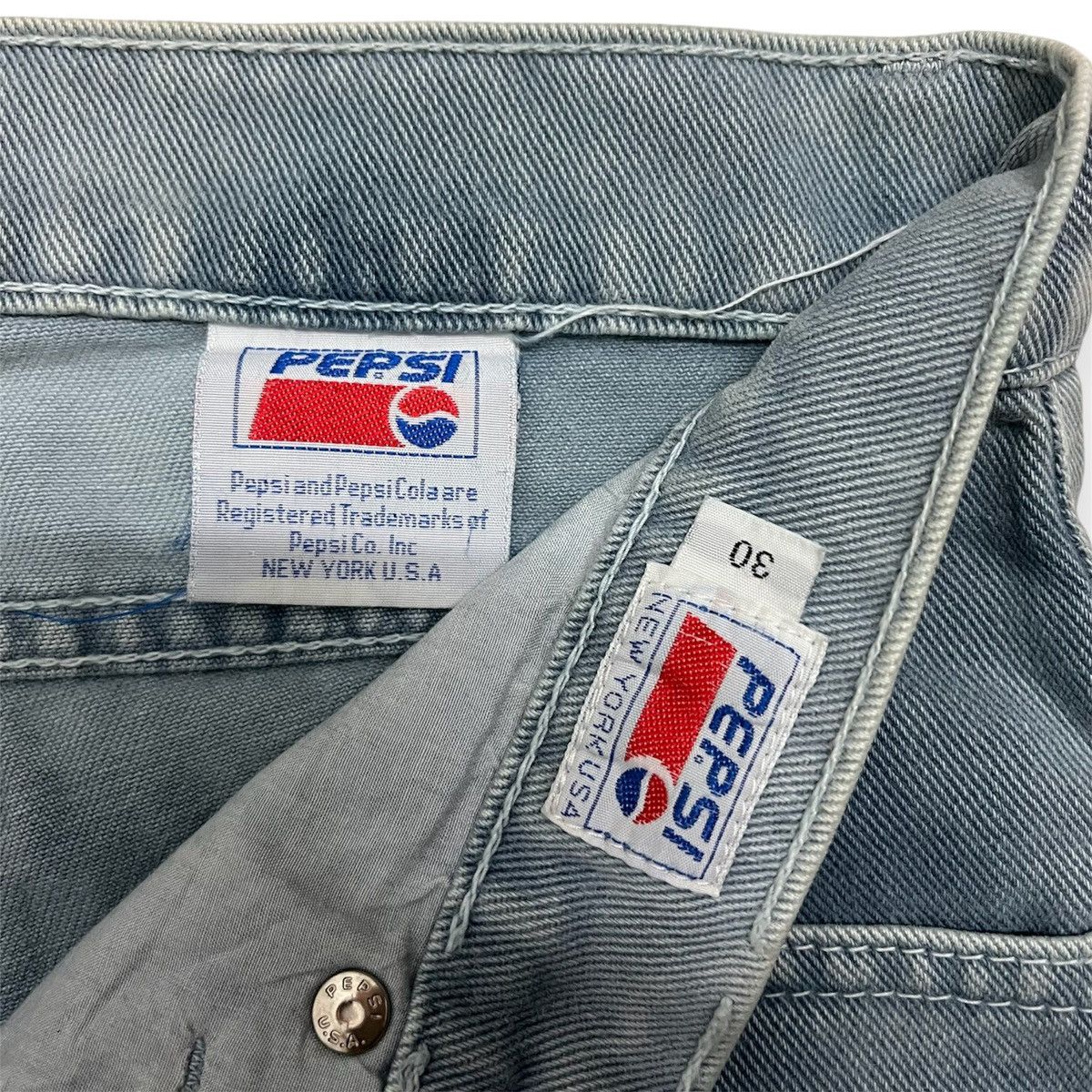 Jean × Pepsi × Vintage Pepsi Cola Vintage Denim Size US 30 / EU 46 - 6 Thumbnail