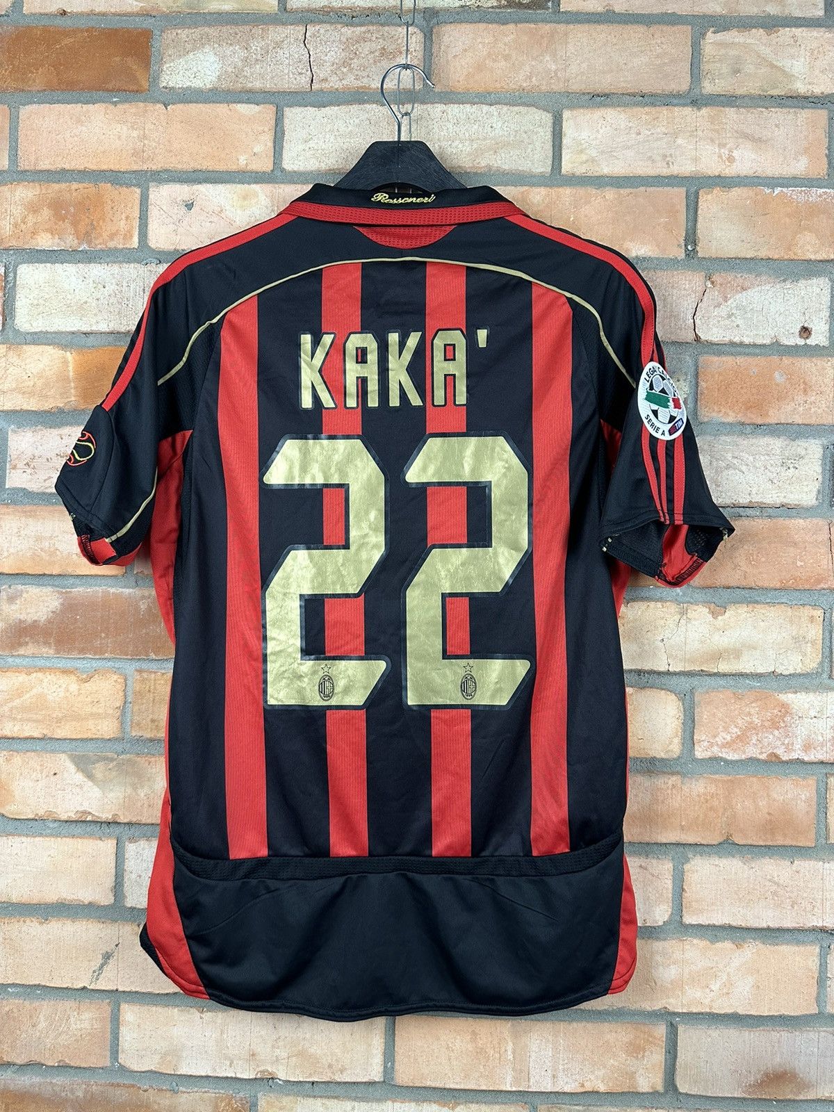 Adidas × Vintage KAKA Vintage Adidas Milan Jersey Size US S / EU 44-46 / 1 - 1 Thumbnail
