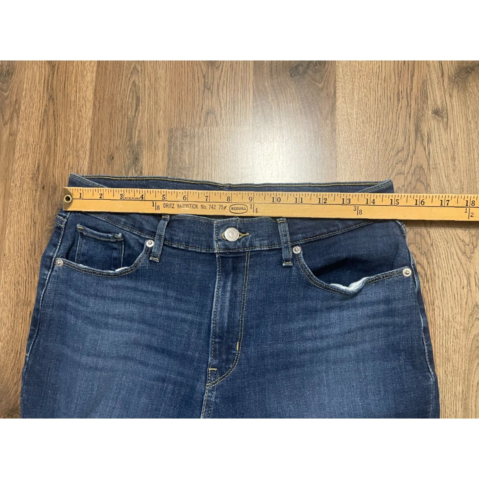 Levi's Levi's Jeans Women's Size 29 Blue Denim Classic Straight Pockets Size 29" - 6 Thumbnail