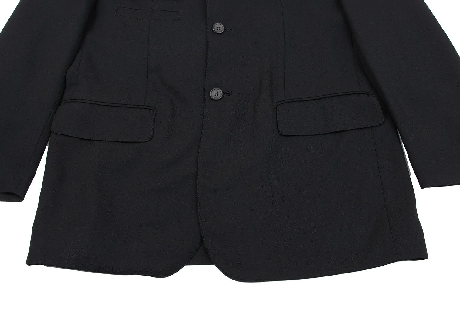 Jean Paul Gaultier Wool Nylon Pocket Design 3-Button Jacket in Black 50 Size US M / EU 48-50 / 2 - 12 Thumbnail