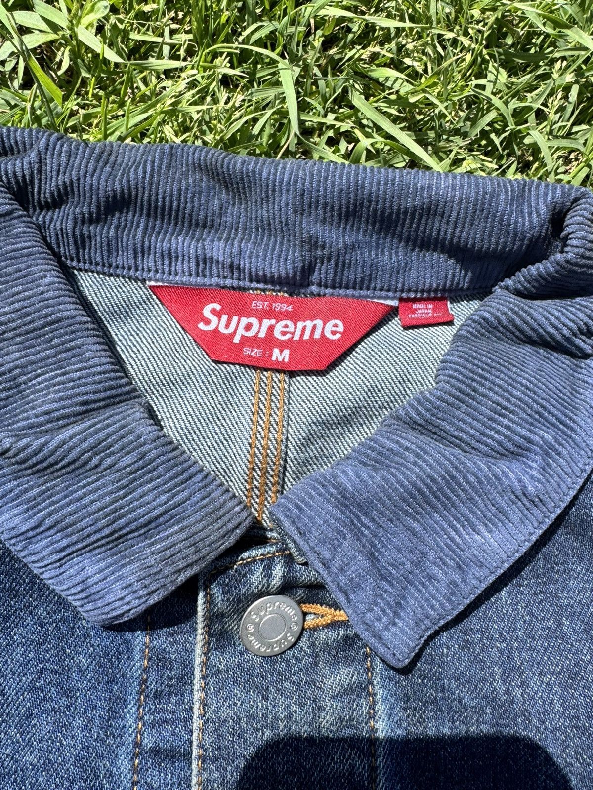 Supreme Supreme Distressed Selvedge Trucker Jacket Size US M / EU 48-50 / 2 - 5 Thumbnail