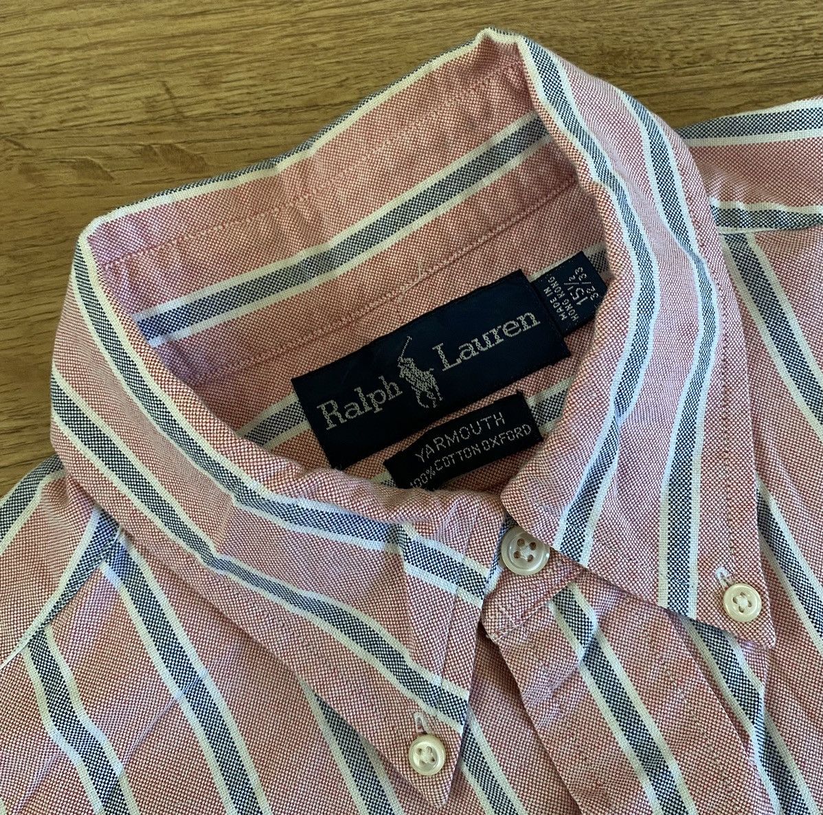 Polo Ralph Lauren Polo Ralph Lauren Oxford Shirt x Vintage Size US XL / EU 56 / 4 - 4 Thumbnail
