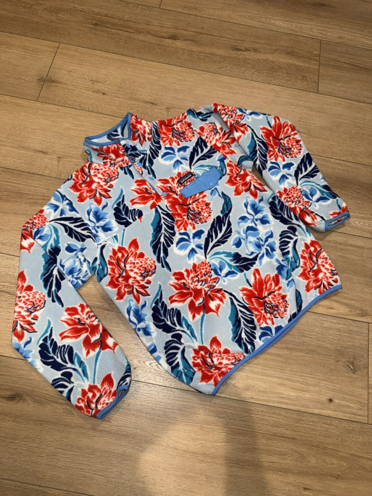 Patagonia Patagonia 90’s Synchilla Floral Hawaiian Fleece Size M / US 6-8 / IT 42-44 - 5 Thumbnail