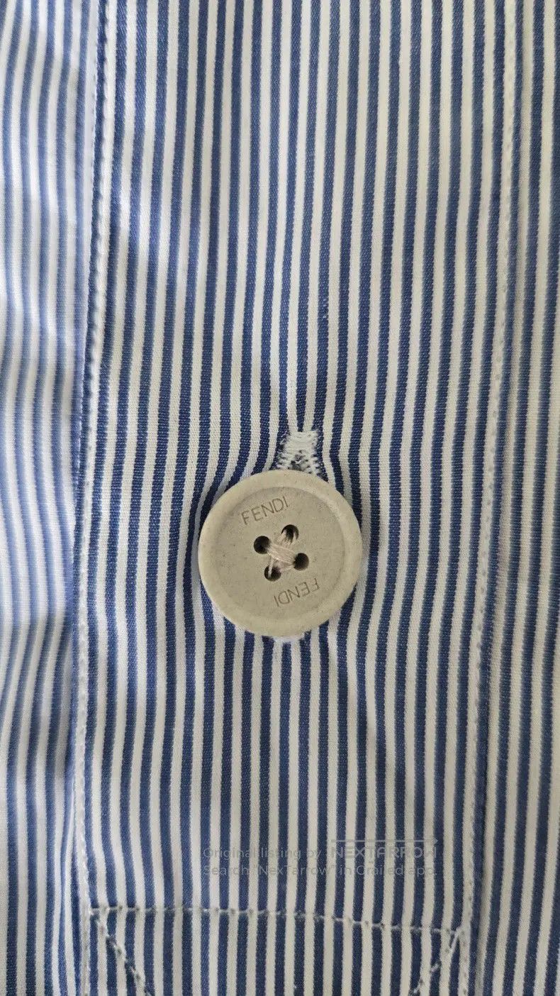 Fendi Fendi size 40 Blue Shirt, Can Be Short or Long Sleeve Size US XS / EU 42 / 0 - 5 Thumbnail