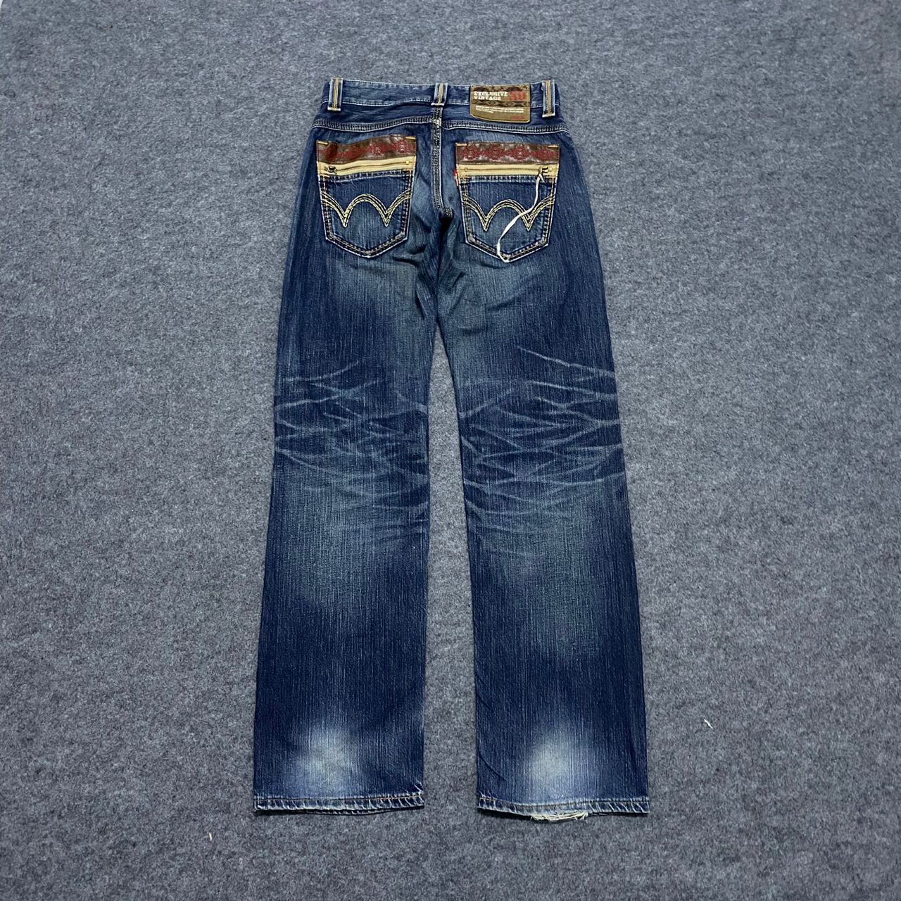 If Six Was Nine Vintage Edwin Exclusive Vintage Distressed Denim Jeans Size US 31 - 2 Thumbnail