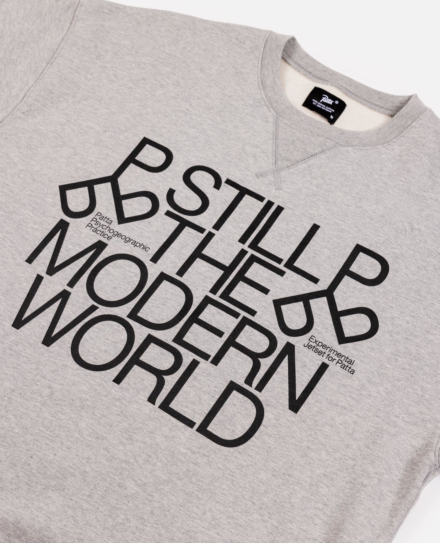 Designer × Patta Patta x Experimental Jetset Crewneck Sweatshirt Grey Size M Size US M / EU 48-50 / 2 - 8 Thumbnail
