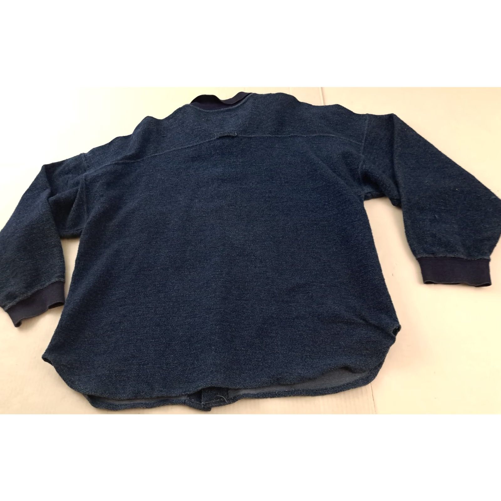 Vintage VINTAGE Authentic sportswear Button-Up Shirt XL Blue Denim Cotton Size US XL / EU 56 / 4 - 6 Thumbnail